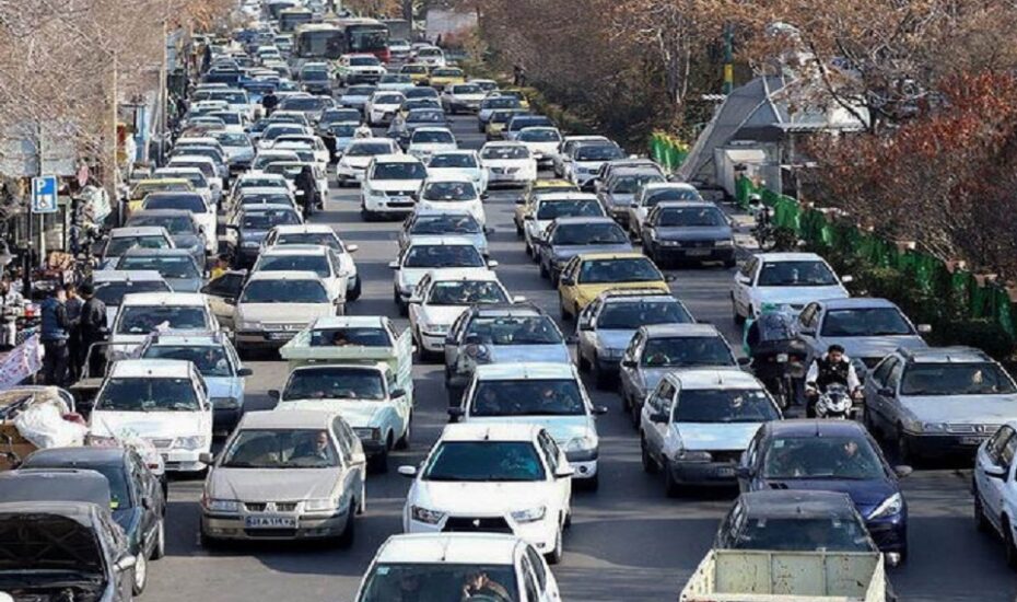 ترافیک سنگین در آزادراه‌های قزوین‑کرج‑تهران و ساوه‑تهران