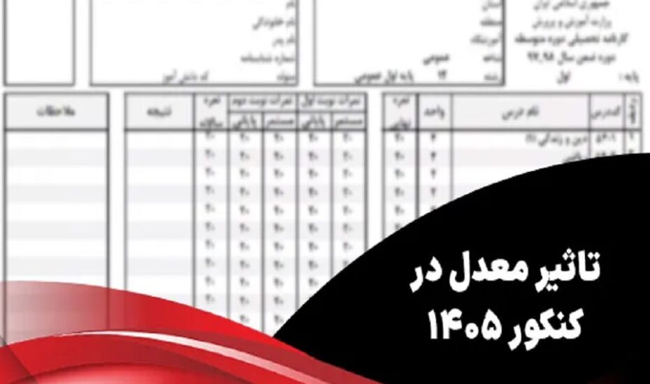 جزئیات نحوه تأثیر سوابق تحصیلی در کنکور ۱۴۰۵