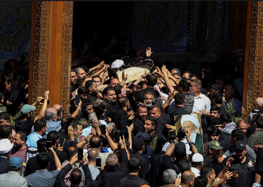 دیدنی های امروز؛ از ادامه جنگ در لبنان تا پرتاب ماهواره چینی مراسم تشییع پیکر آیت الله العظمی محمد اسحاق فیاض