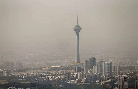احتمال وقوع طوفان گرد و خاک در تهران