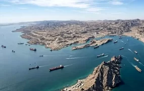 تصاویر اولیه از بسته شدن تنگه هرمز