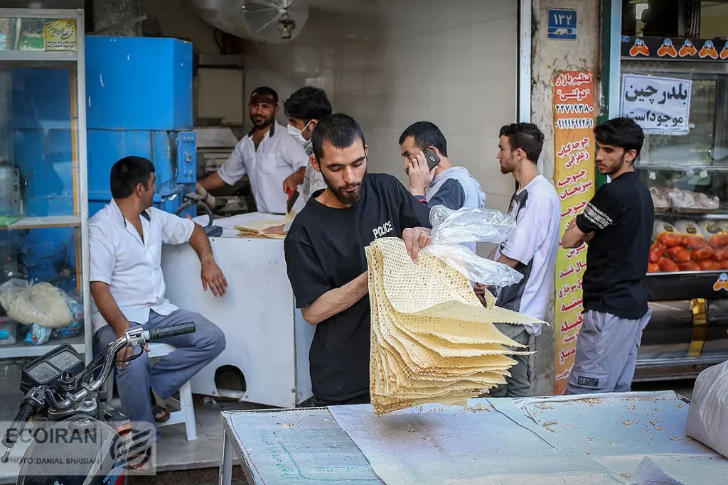 نانوایی+نان+لواش