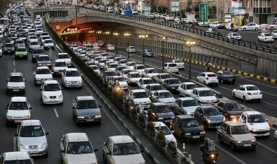 وضعیت ترافیک تهران در آخرین روز خرداد ماه ۱۴۰۵