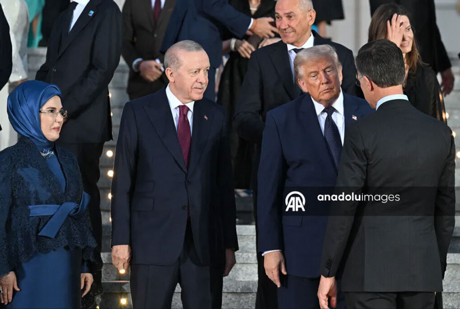 عکس یادگاری سران ناتو در "کاخ سفید" آنکارا