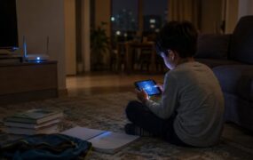 کودکی پشت فیلترشکن