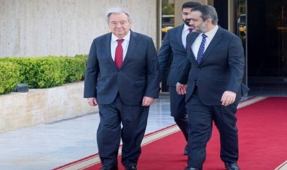 دبیرکل سازمان ملل وارد دمشق شد