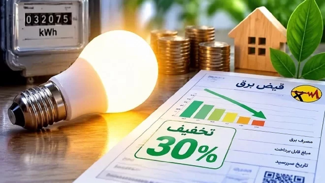 شرط تخفیف ۳۰ درصدی قبض برق اعلام شد