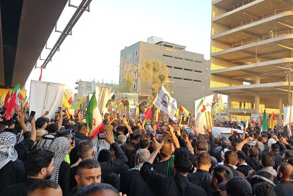 مراسم تشییع در نجف