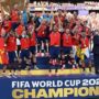 پوستر قهرمانی اسپانیا در جام جهانی ۲۰۲۶