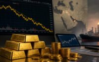 کاهش قیمت جهانی طلا