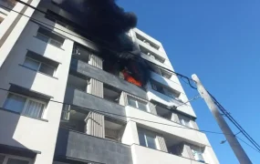 آتش‌سوزی ساختمان مسکونی
