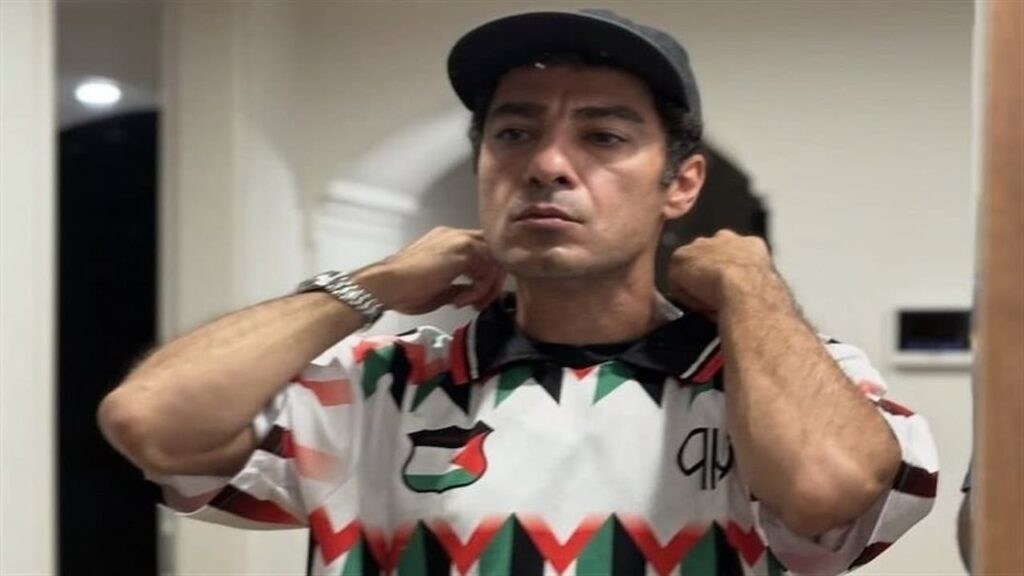 حمایت دوباره نوید محمدزاده از فلسطین