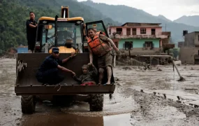 سیلاب مرگبار در نپال