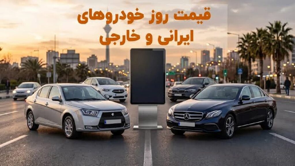 قیمت خودرو 26 مرداد 1405