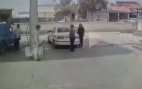 لحظه انفجار یک جایگاه CNG