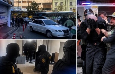 لحظه خلع سلاح گروگان‌گیر توسط پلیس نوپو