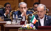آجیل‌خوردن مقام هندی هنگام سخنرانی پزشکیان