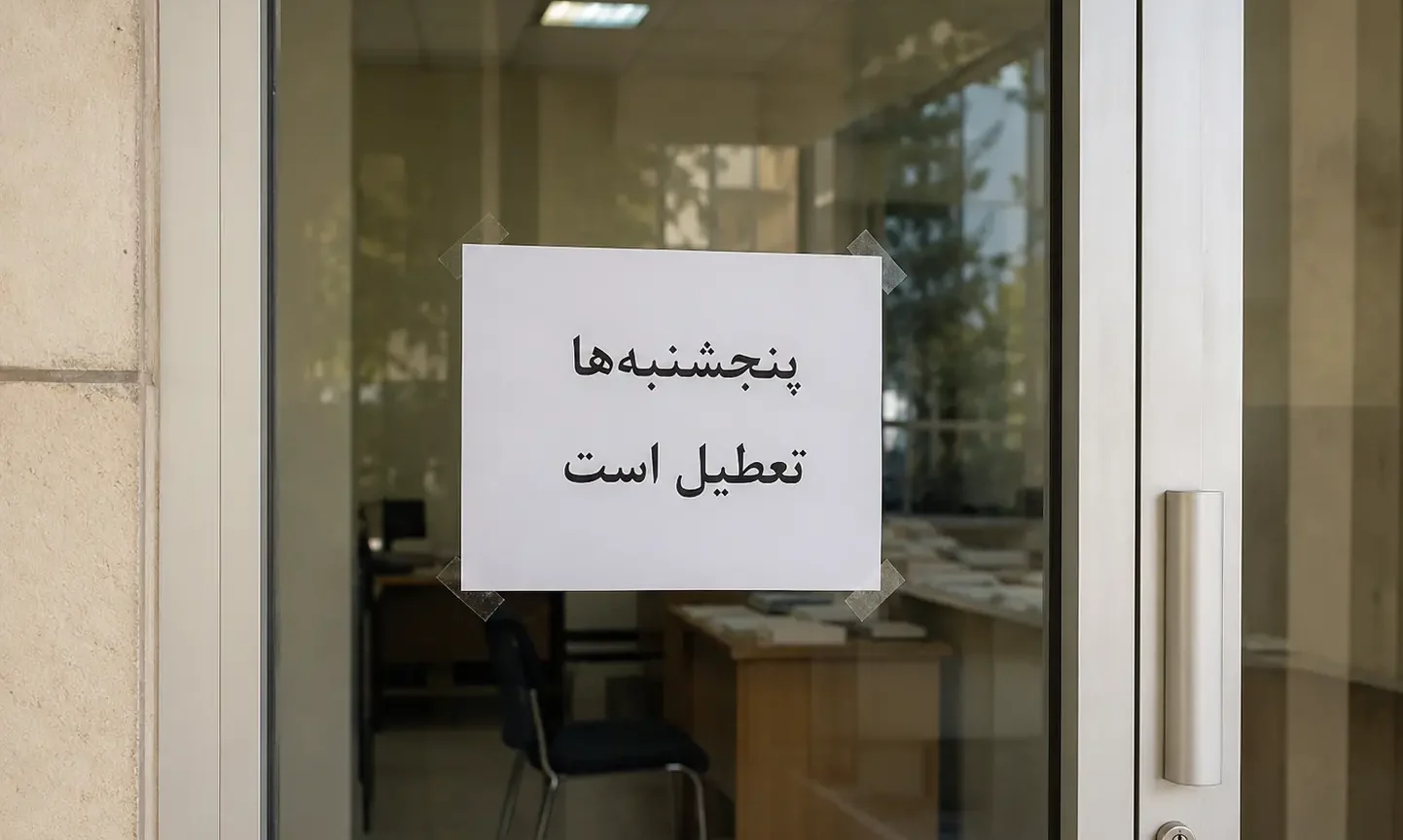 تعطیلی پنجشنبه ها
