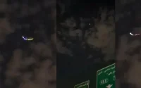 جسم نورانی و ناشناس در آسمان تهران
