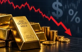 طلای جهانی عقب نشست