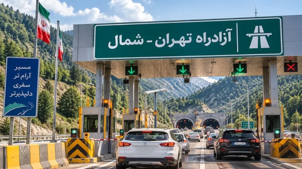 عوارض آزادراه تهران-شمال
