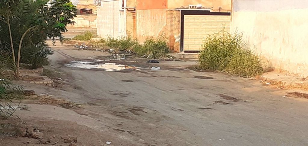 فاضلاب کوی ملت آبادان
