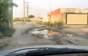فاضلاب کوی ملت آبادان