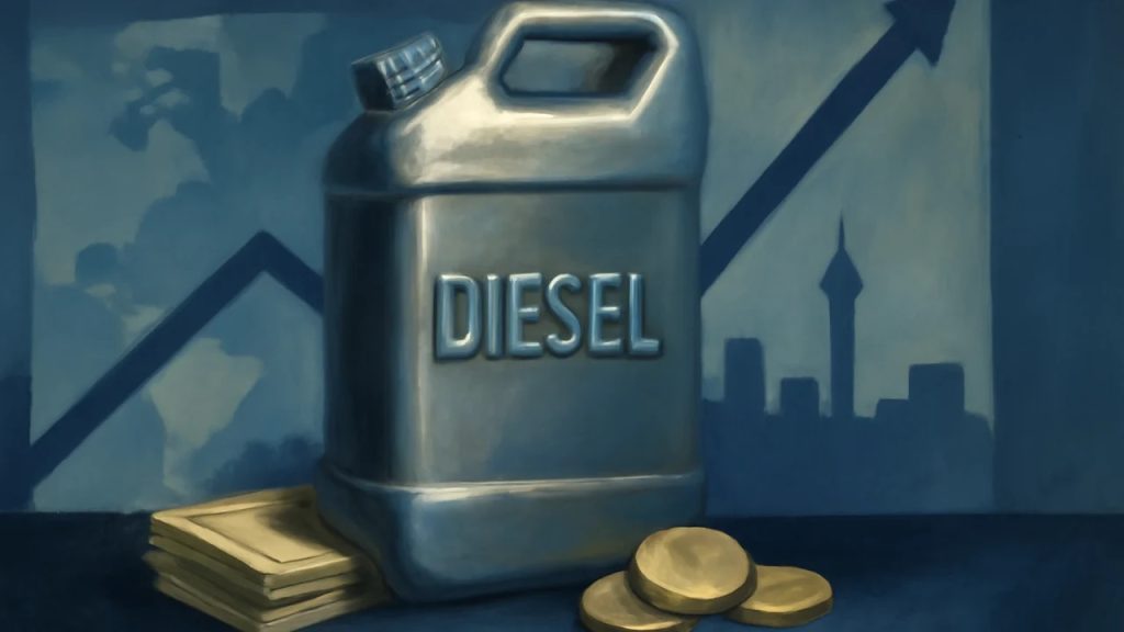 قیمت جهانی گازوئیل