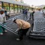 نرده‌های BRT تهران جمع می‌شوند