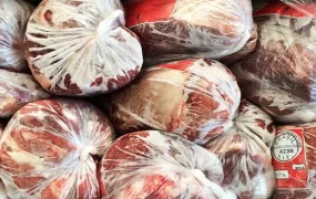 واردات گوشت منجمد