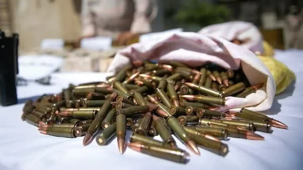 کشف فشنگ جنگی
