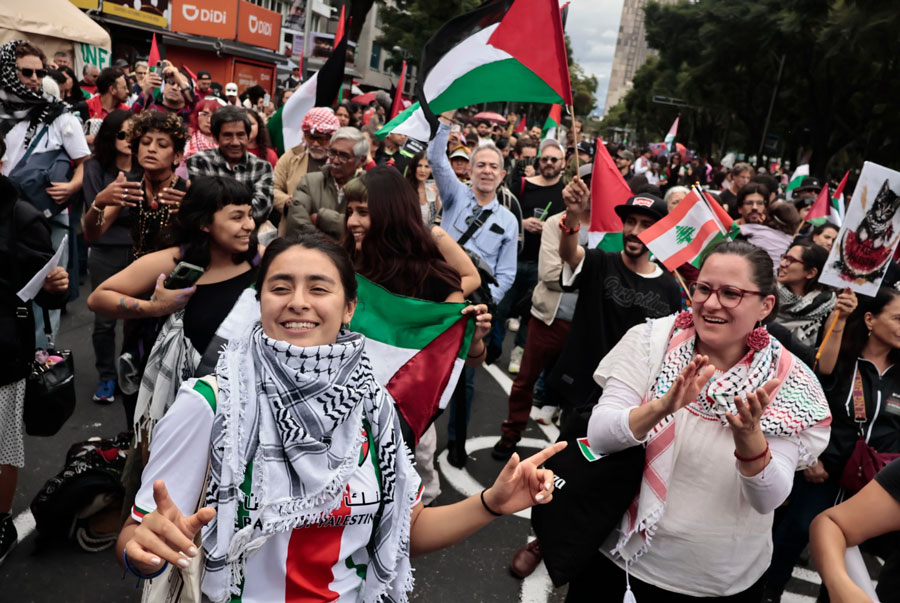 تظاهرات در حمایت از فلسطین و لبنان