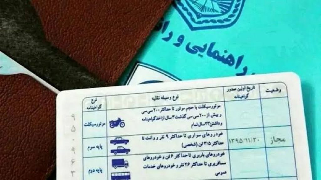 گواهینامه رانندگان پرخطر حداقل ۶ ماه ضبط می‌شود